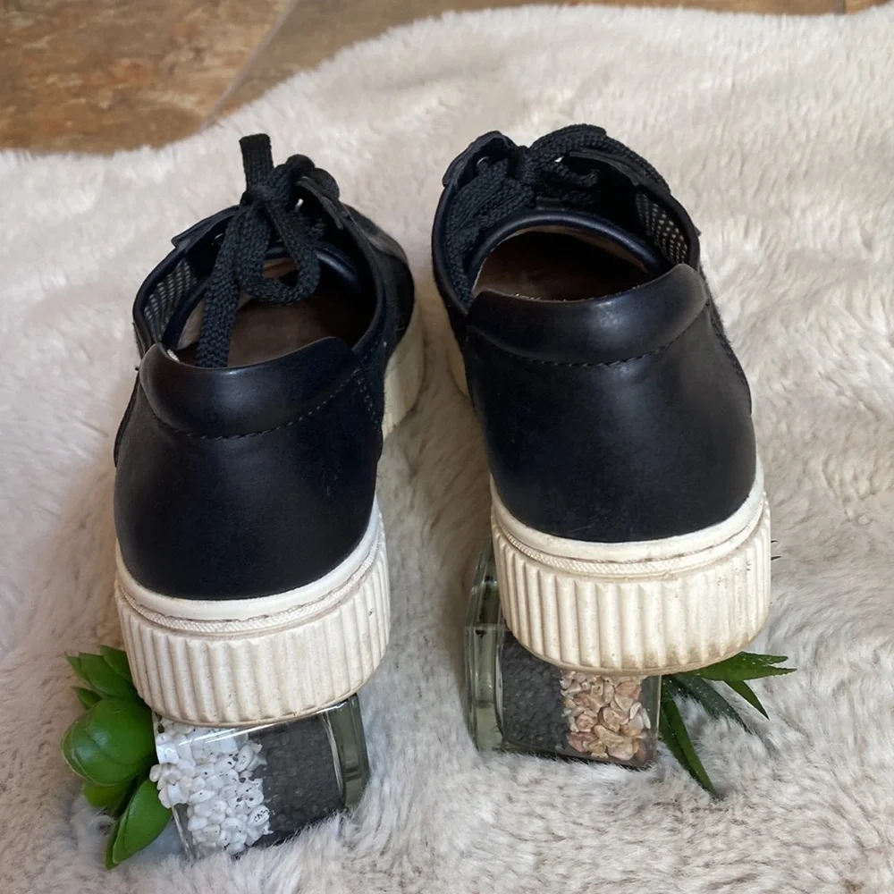 Soul Naturalizer Black Platform Mesh Sneakers Size 9W